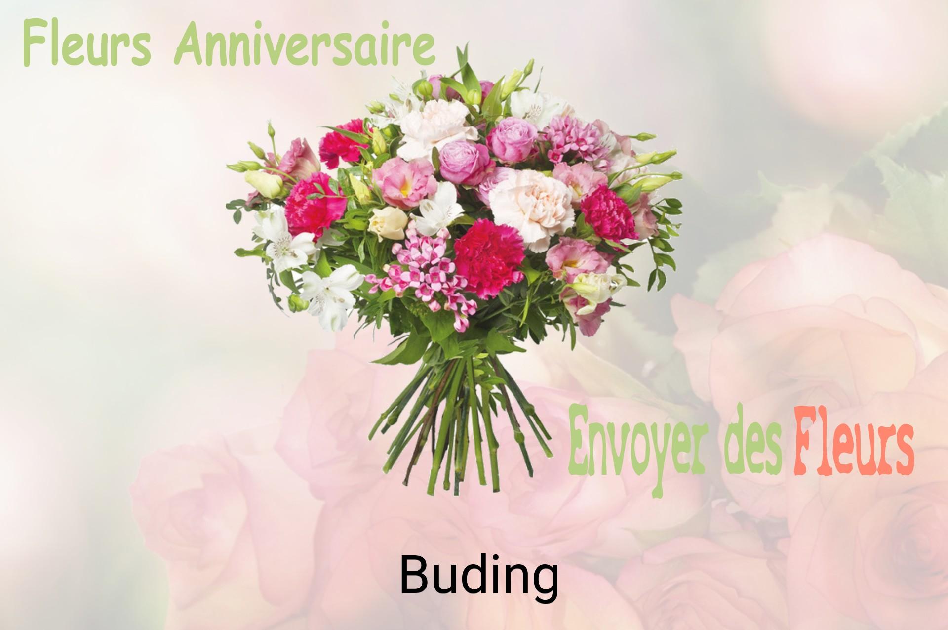 Bouquet de fleurs d’anniversaire livré à Buding